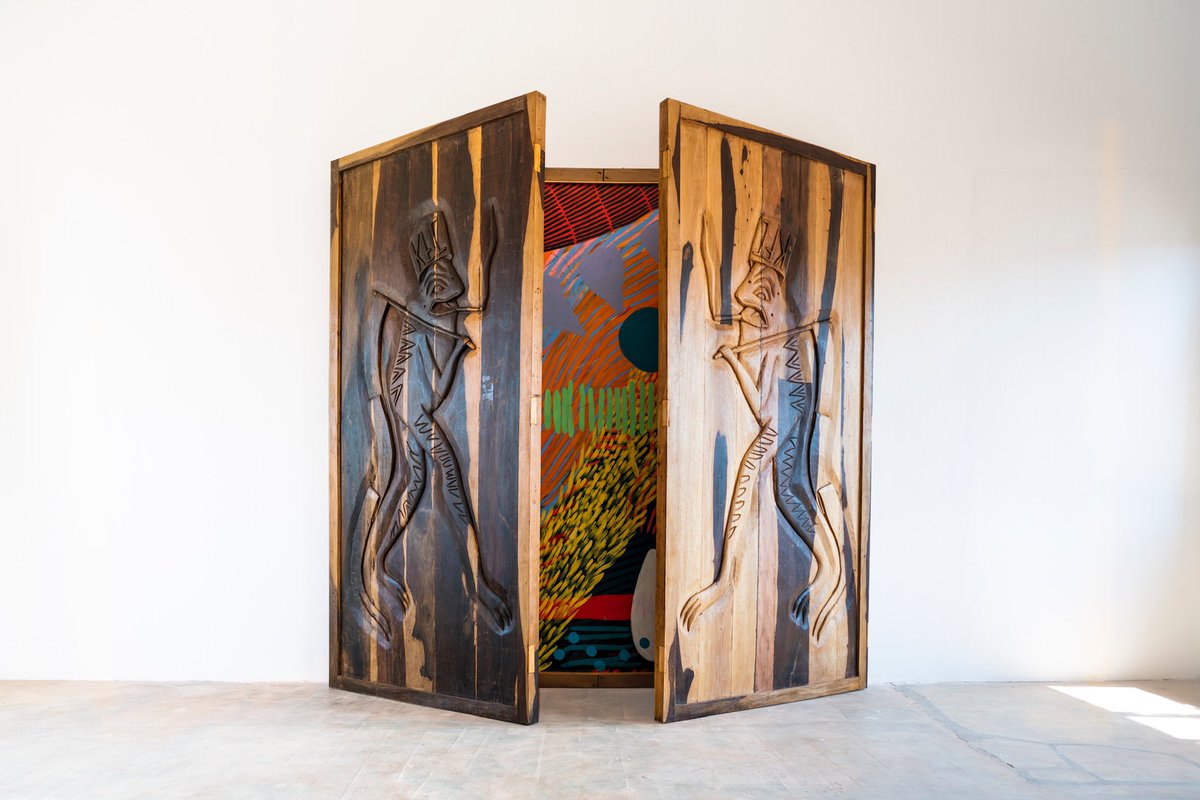 McZinsou's tweet photo. Venez découvrir le retable de #Ouidah de #JeremyDemester au musée de la @FondationZinsou ❤️ https://t.co/MKQ6CAeEHF