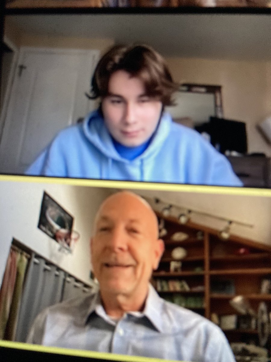 Radio personality and comedian Joe Conklin spoke to Mr. Whelan’s Public Speaking class today about his career in the Communications field. Mr. Conklin is the grandfather of Daniel Gibson ‘21.
