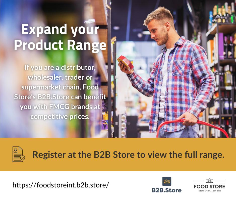 FoodStore_Int's tweet image. Expand your product range and gain access to a wealth of top brands, from Cadburys to Starbucks you will not be disappointed! 

To view the full range you can register online at foodstoreint.b2b.store