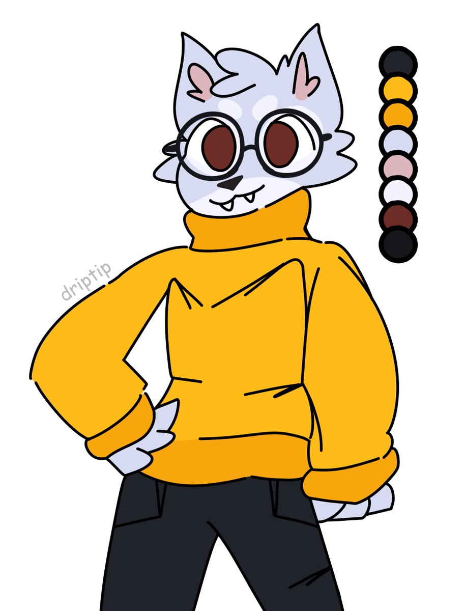DriptipA's tweet image. Just a cosmetic set that I use in #SuperAnimalRoyale I have an obsession with sweaters and turtlenecks. They&apos;re cute :&amp;gt;