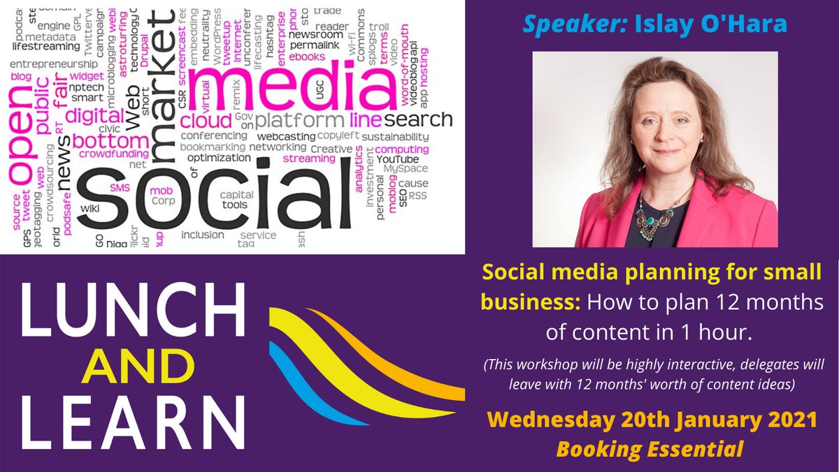 Eden Valley Chamber (@evchamber) on Twitter photo We are delighted to announce the first of our 'Lunch and Learn' seminars taking place next Wednesday with <a href="/IslayO/">Islay O'Hara</a> - "Social media planning for small business" - FREE to our members and Β£15 to non-members. Book via Eventbrite using this link eventbrite.co.uk/e/social-mediaβ¦ We are delighted to announce the first of our 'Lunch and Learn' seminars taking place next Wednesday with <a href="/IslayO/">Islay O'Hara</a> - "Social media planning for small business" - FREE to our members and Β£15 to non-members. Book via Eventbrite using this link eventbrite.co.uk/e/social-mediaβ¦