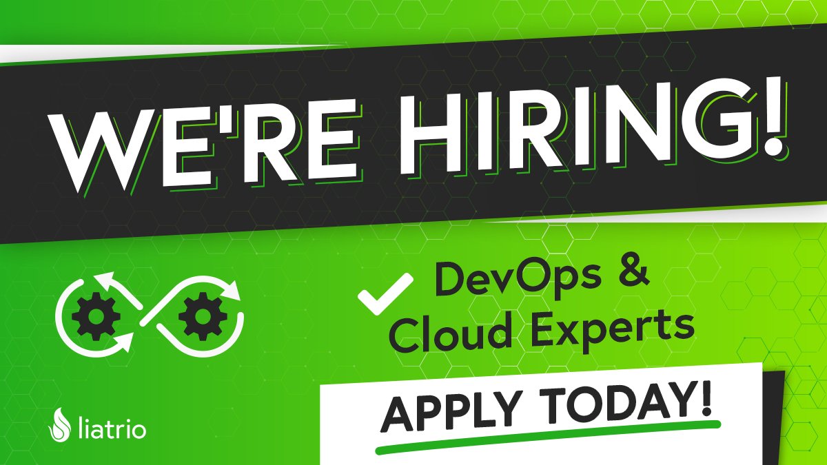 liatrio's tweet photo. Liatrio is growing in 2021 and we are actively #hiring DevOps & Cloud Experts! Do you think you have what it takes? 👀 Check out our job description and apply at https://t.co/BldcU4L14n. We're excited to meet you! https://t.co/M7MN0u1sF5