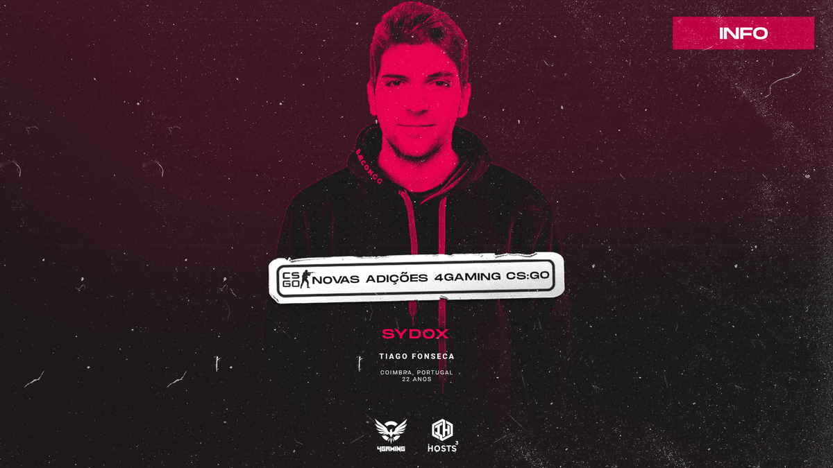 OROGG_'s tweet photo. Despedimos-nos de @DefqonCSGO e damos as boas vindas a @SYDOX_ que entra para lineup activo dos Baecon @4GamingPC. Bem vindo! 👊🥓 

Lineup:
@saissemet 
@pocosCSGO 
@sp1kzy 
@dronzz_ 
@SYDOX_ 
T: 
M: @RubenLaranjeira 

@IHosts3 @4GamingPC 

#StayWithUs #esports #CSGO https://t.co/xzMwpovj4N