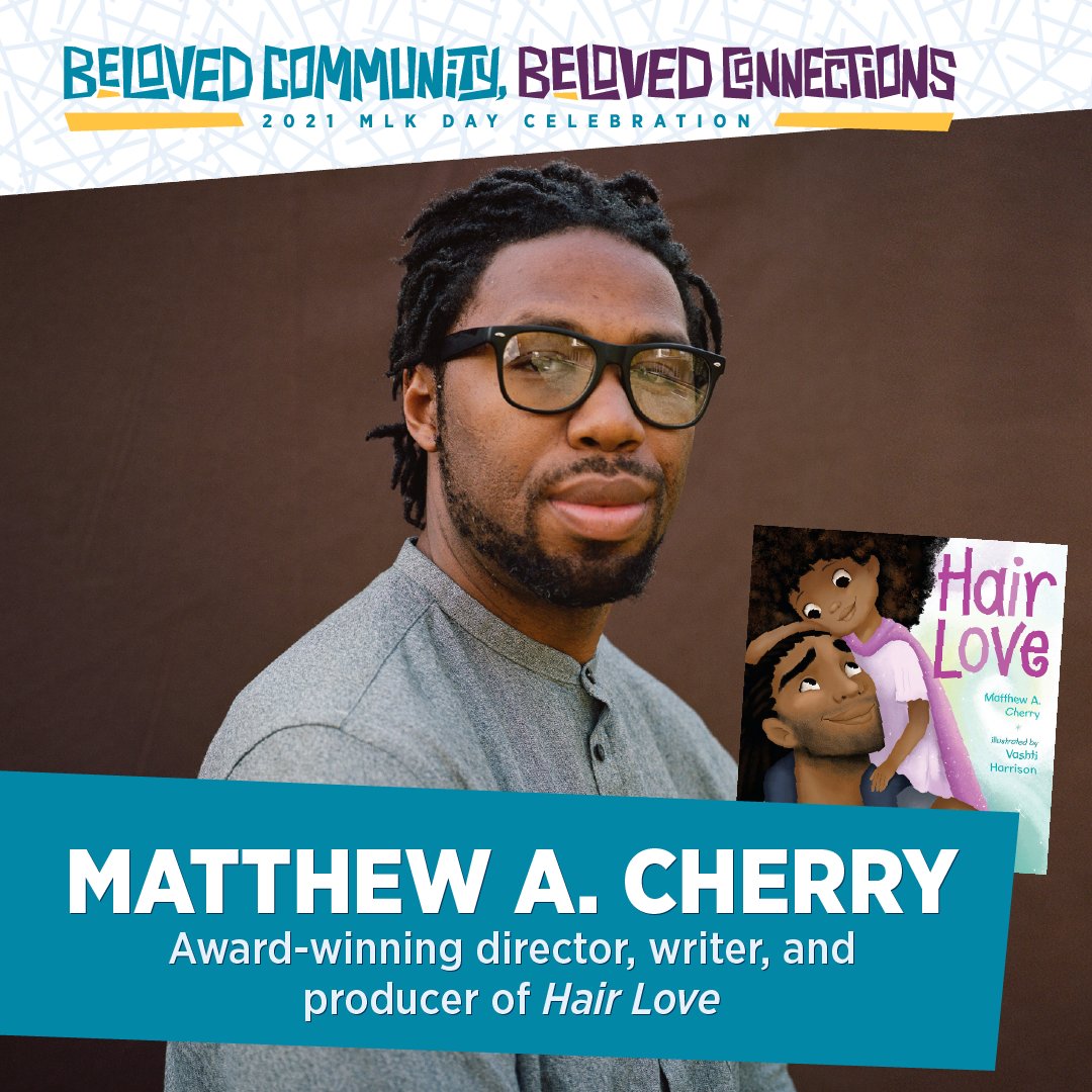 MnOfficeHiEd's tweet image. Award-winning director, writer, and producer of #HairLove @MatthewACherry will keynote the 2021 Virtual MLK Celebration on Jan 18. #MNMLK bit.ly/37tV1Sk
