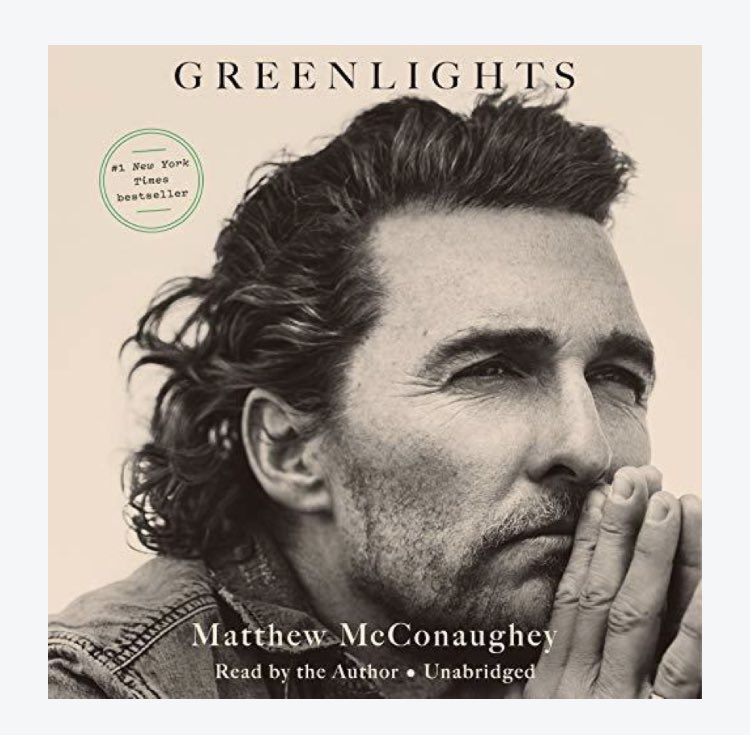 amberdollison's tweet photo. Finished my first book of 2021! “Catching green lights is about skill: intent, context, consideration, endurance, anticipation, resilience, speed, and discipline.”#greenlightsbook by @McConaughey. https://t.co/zL8sTWaYvj