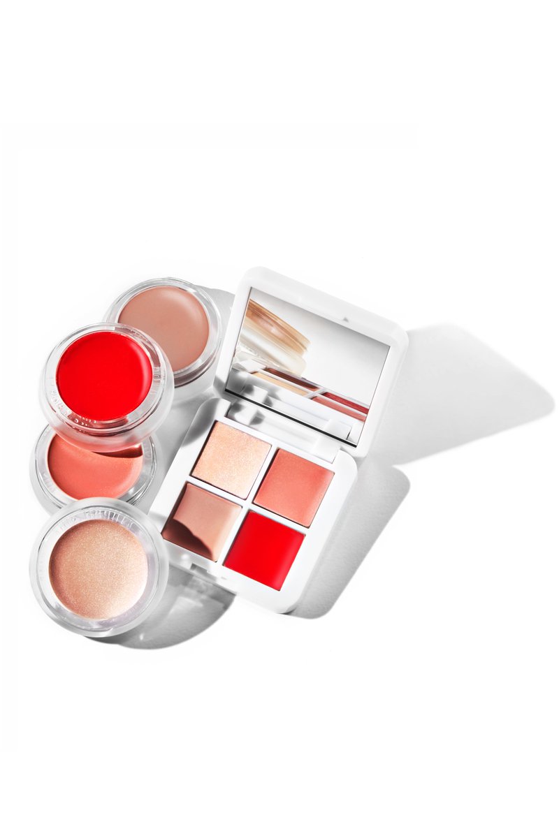 rmsbeauty's tweet photo. Your new favorite multitasker for adding an instant pop of color and shine to any look + its mirrored compact is perfect for touch ups on the go! Shop Lip2Cheek Glow Quad Mini on https://t.co/HkPvuReVvo #lip2cheekglowquadmini #rmsbeauty #limitlesslooks #cleanbeauty https://t.co/ehBpuvb32g