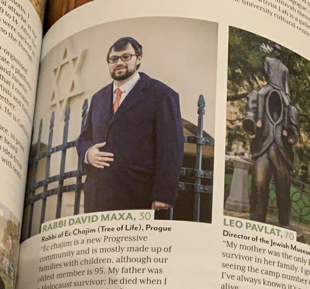 RabbiDavidMaxa's tweet photo. I feel very honoured to be among the people that the excellent #British 🇬🇧 magazine @JewishRen decided to inteview for the current issue which focuses on #Jewish ✡ life in #Prague 🇨🇿. #JewishPrague #PragueJews #CzechJews #CzechJewry #JewishRenaissance https://t.co/LtXbyEnDqW