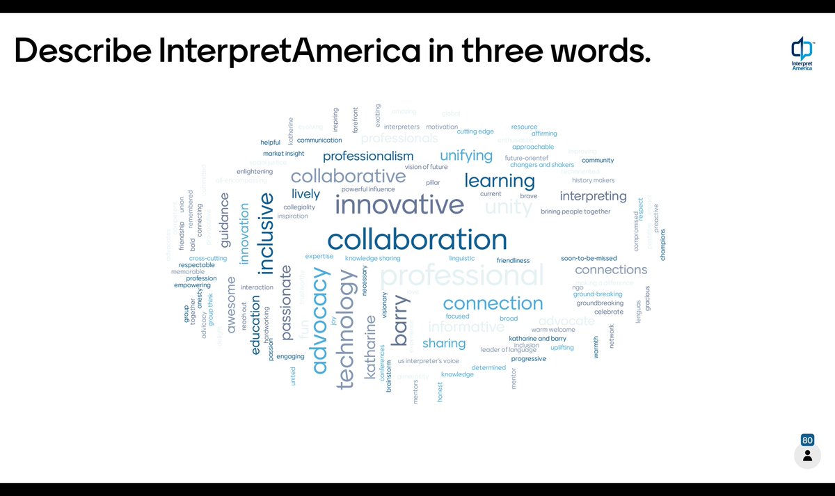 Thank you to everyone who joined us to celebrate a decade of connection, #technology and advocacy for interpreting. It was an honor. We are humbled by your words describing #InterpretAmerica. The end is just the beginning!

Follow Barry &amp; Katharine: <a href="/ProfessorOlsen/">Barry S. Olsen</a> &amp; <a href="/sierraskyit/">Katharine Allen</a>