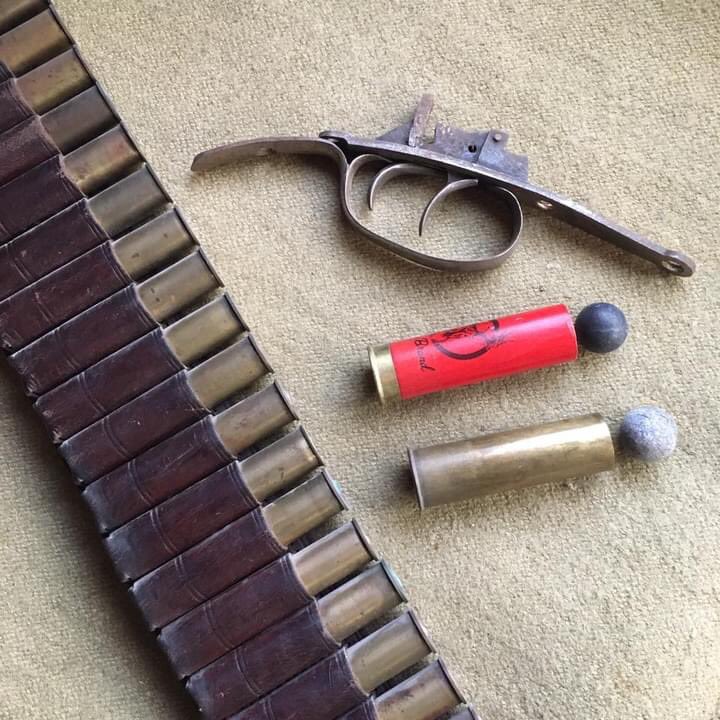 村田銃等 12番真鍮薬莢 雷管詰め替器 使用済み ハンター 猟 マタギ