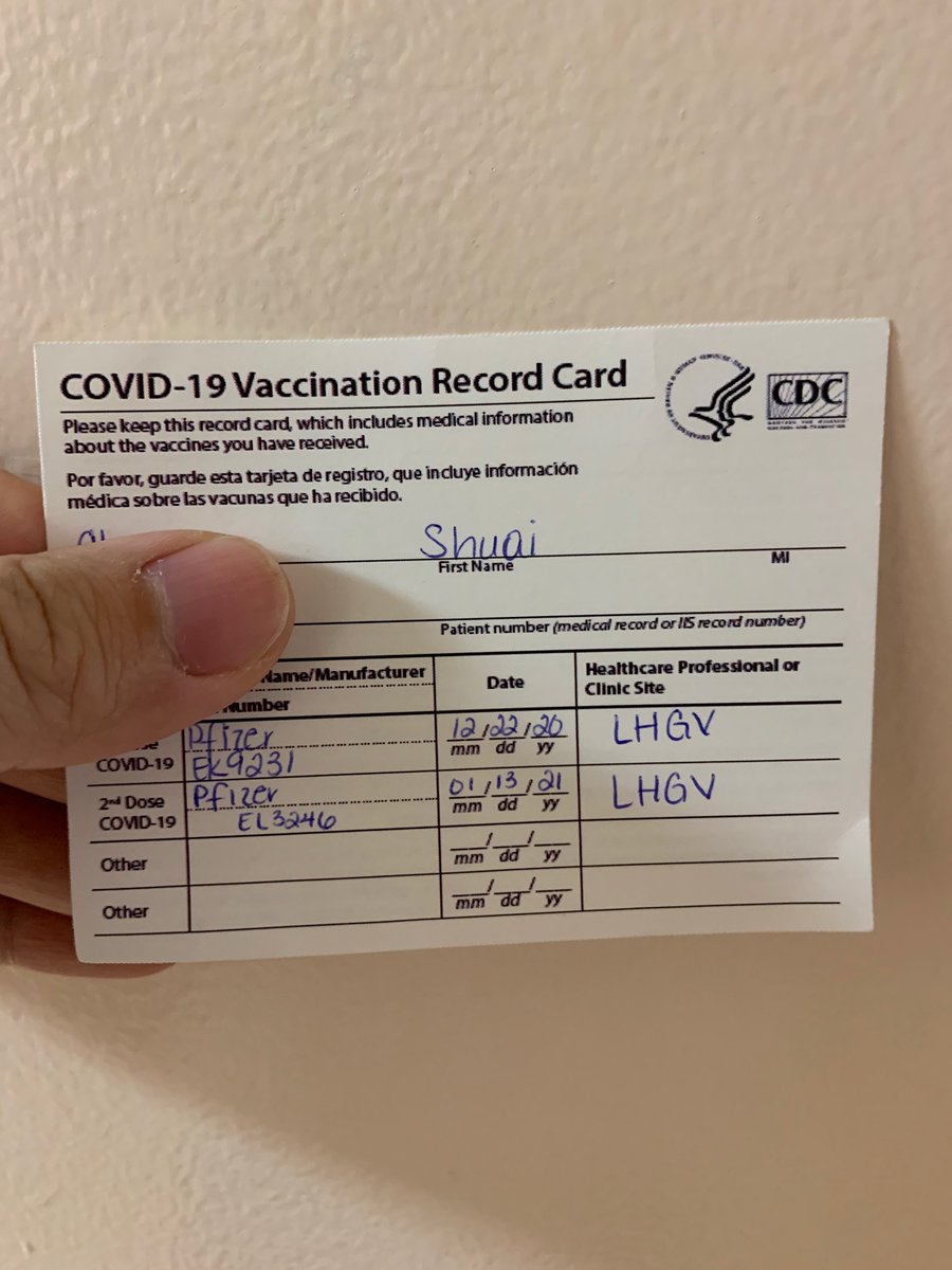 Completed my shots #IGotTheShot #CrushCOVID #CovidVaccine <a href="/rguimento/">thucan2.eth</a> <a href="/malounypbmh/">maria luisa quidilla</a> <a href="/DPSorbello/">Daniel Sorbello</a> <a href="/AlwayzStephanie/">Stephanie</a> <a href="/ErnestoPMir/">Ernesto Perez-Mir</a> @NYPBrooklyn @NyPBMHcchEndo