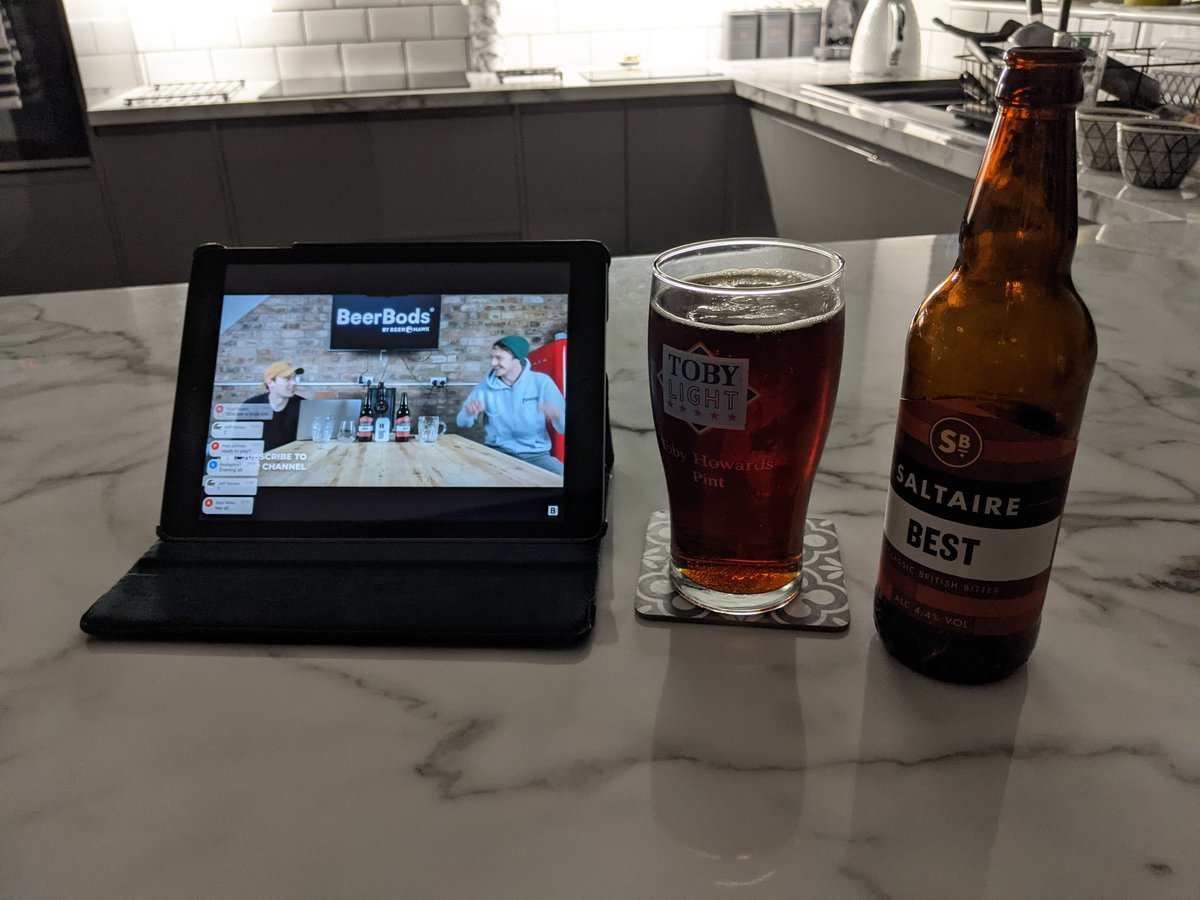 Best Bitter by Saltaire is this week's #BeerBods tipple. Lovely, simple and homely. With hints of caramel and nut its not my typical choice but good all the same. 6.5/10 🍻

<a href="/BeerBods/">BeerBods</a>