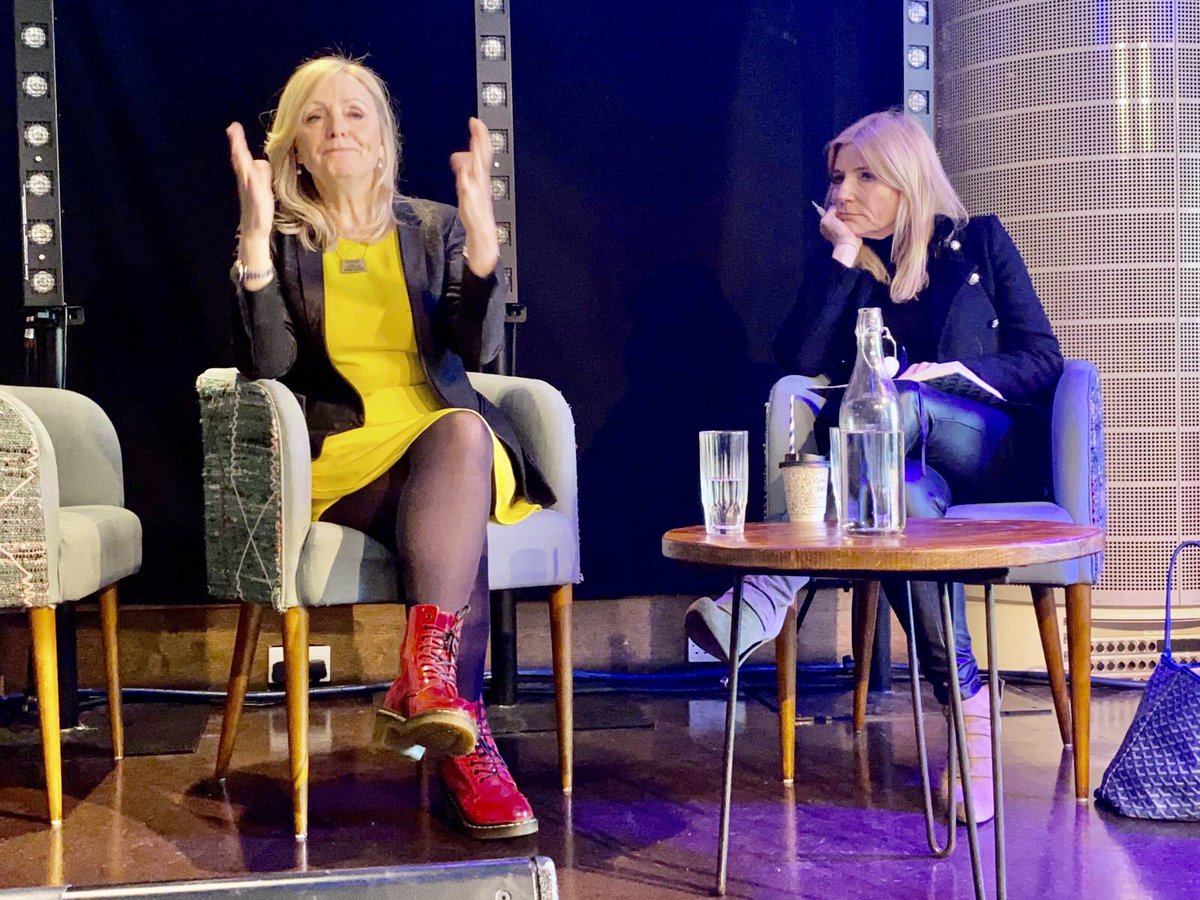 Miss ⁦<a href="/WomenInMediaLdn/">Women In Media</a>⁩ ⁦<a href="/hclublondon/">h Club London</a>⁩ so much ! This interview was particularly great with the wonderful ⁦<a href="/TracyBrabin/">Tracy Brabin WY 🌹</a>⁩ hopefully we can get it all back later in the year , looking for a venue as ⁦<a href="/hclublondon/">h Club London</a>⁩ sadly gone ! We need to meet and hug !!!