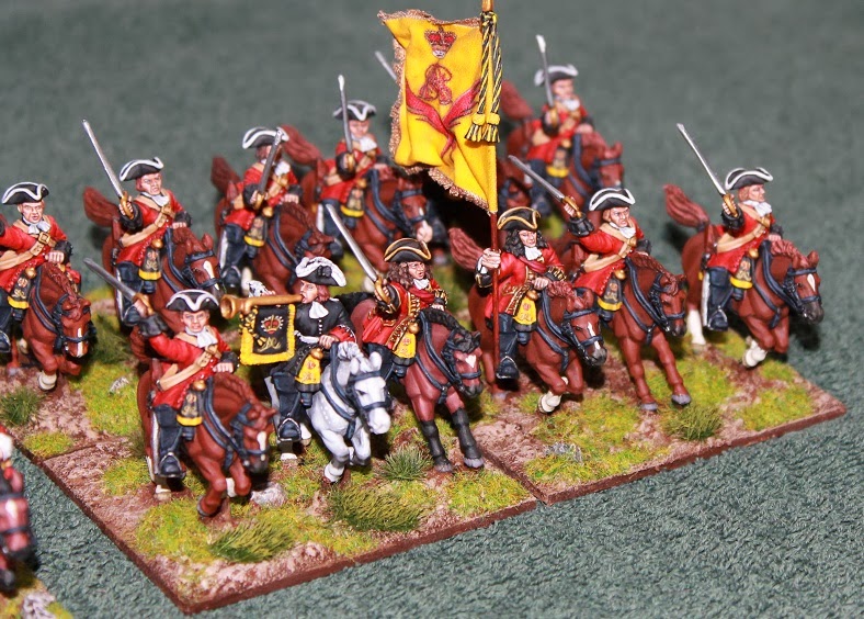 This advance was covered by a small brigade of British dragoons under Colonel Francis Palmes. After crossing the Nebel, Palmes and his 700 troopers were set upon by over twice as many French troopers. And these were not just any cavalry; these were the elite French Gens d’Armes.