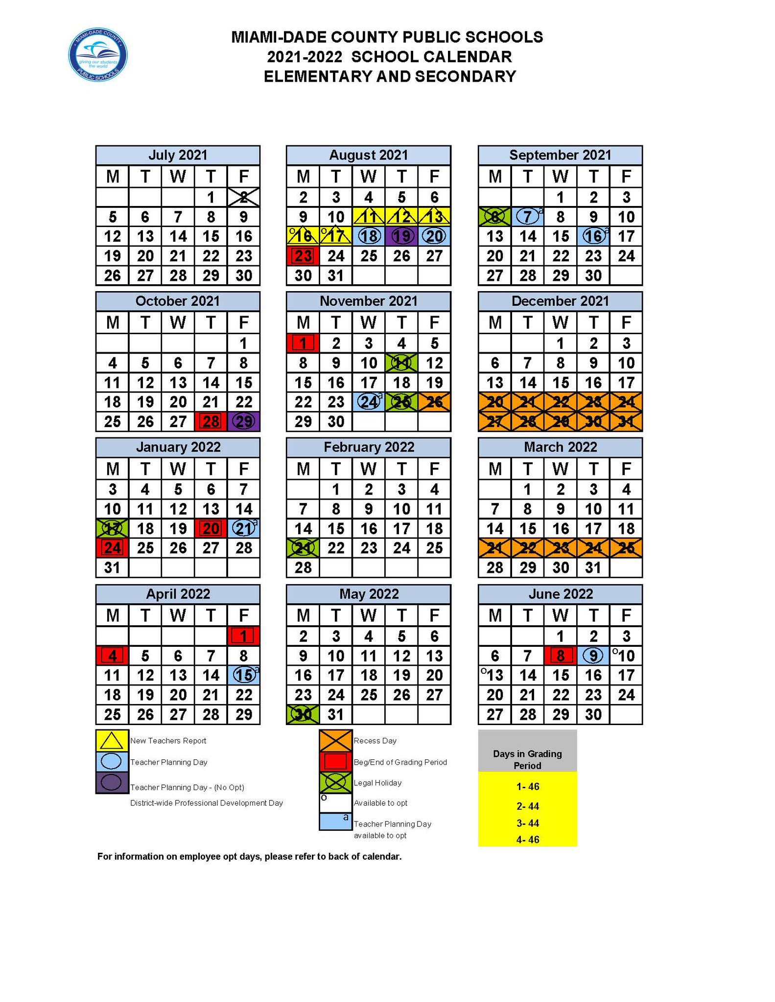 U Miami Fall 2022 Calendar - Printable Word Searches