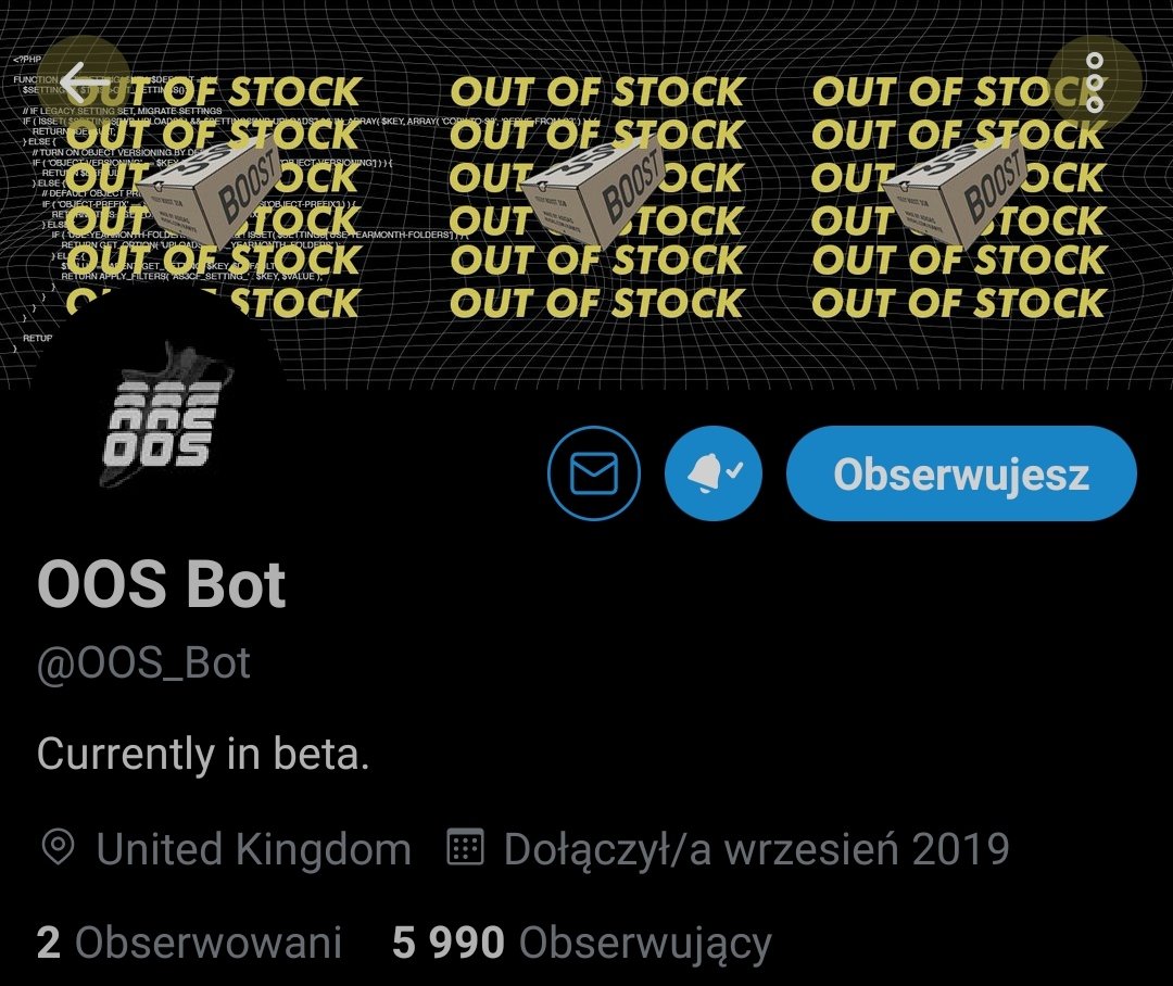 KrystianekBazak's tweet image. #OOSBOT