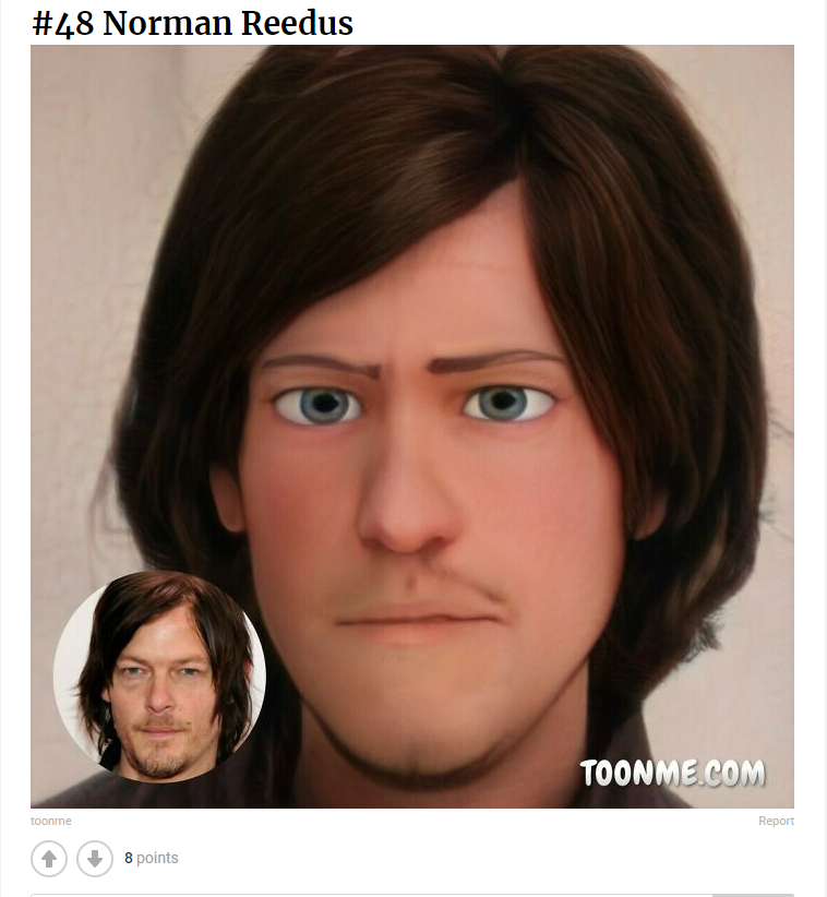 gavinsemee's tweet photo. Hey @wwwbigbaldhead  -- You're in a @boredpanda article today about the "ToonMe" app that transforms people into Pixar characters. They did NOT do you justice. This is supposed to be your likeness. https://t.co/5ltXalb2nI