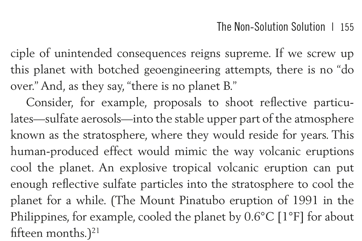 MichaelEMann's tweet photo. Here are just a few snippets of what I say in The #NewClimateWar about sulphate aerosol-based solar geoengineering schemes (https://t.co/qhjjM2qHvL) https://t.co/GK2NX0NvJx