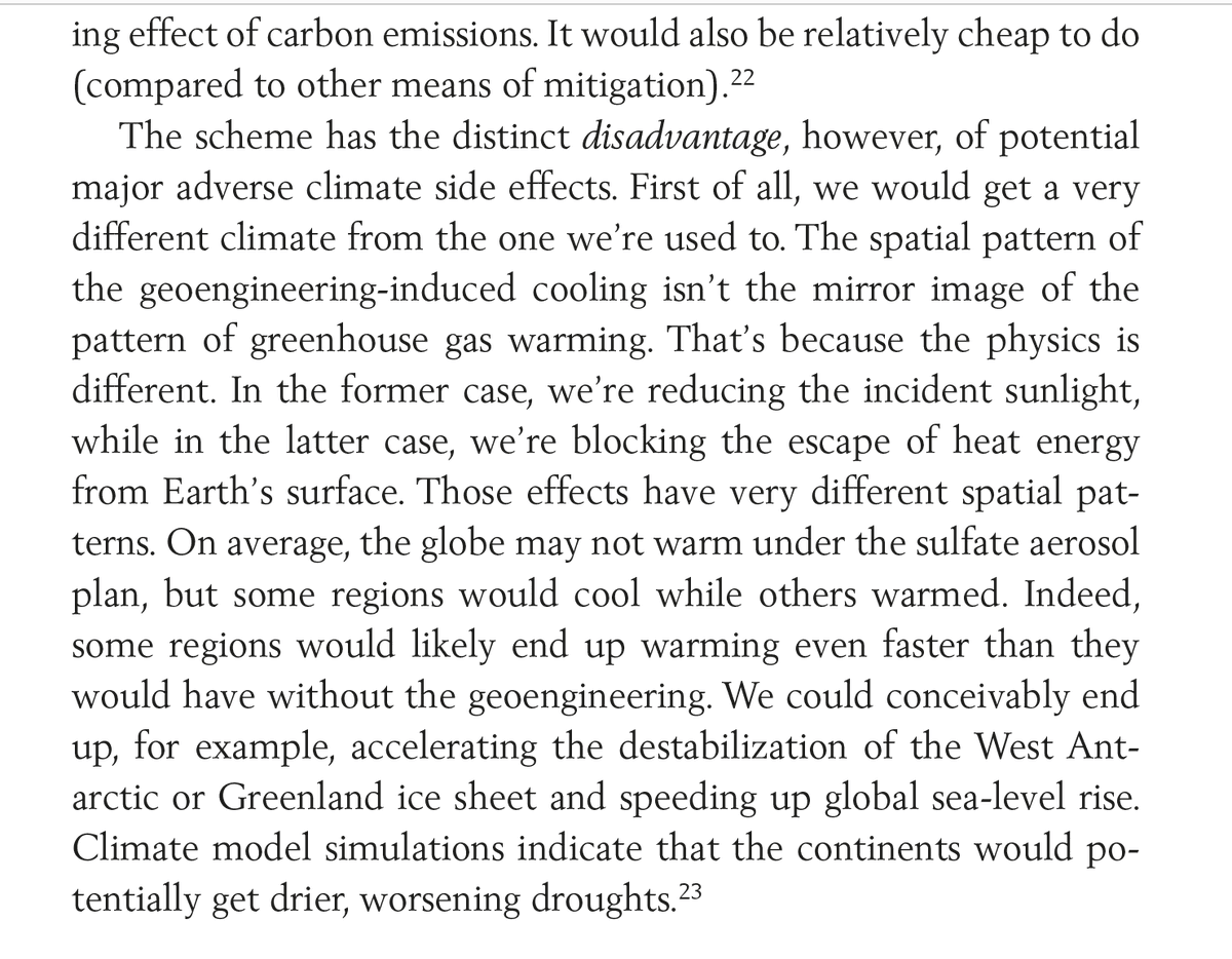 MichaelEMann's tweet photo. Here are just a few snippets of what I say in The #NewClimateWar about sulphate aerosol-based solar geoengineering schemes (https://t.co/qhjjM2qHvL) https://t.co/GK2NX0NvJx