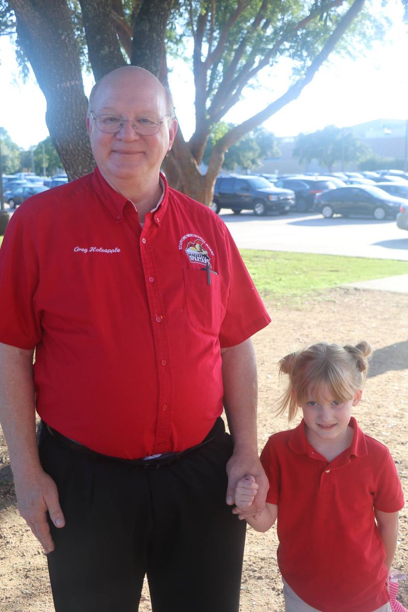 StaffordMSD's tweet image. Happy Birthday to our longest serving #SMSDBoard Trustee, Greg Holsapple! He is the proud parent of 3 #SMSDAlumni and proud grandparent of a current Spartan. We appreciate his 25 years of dedication and service to the District.