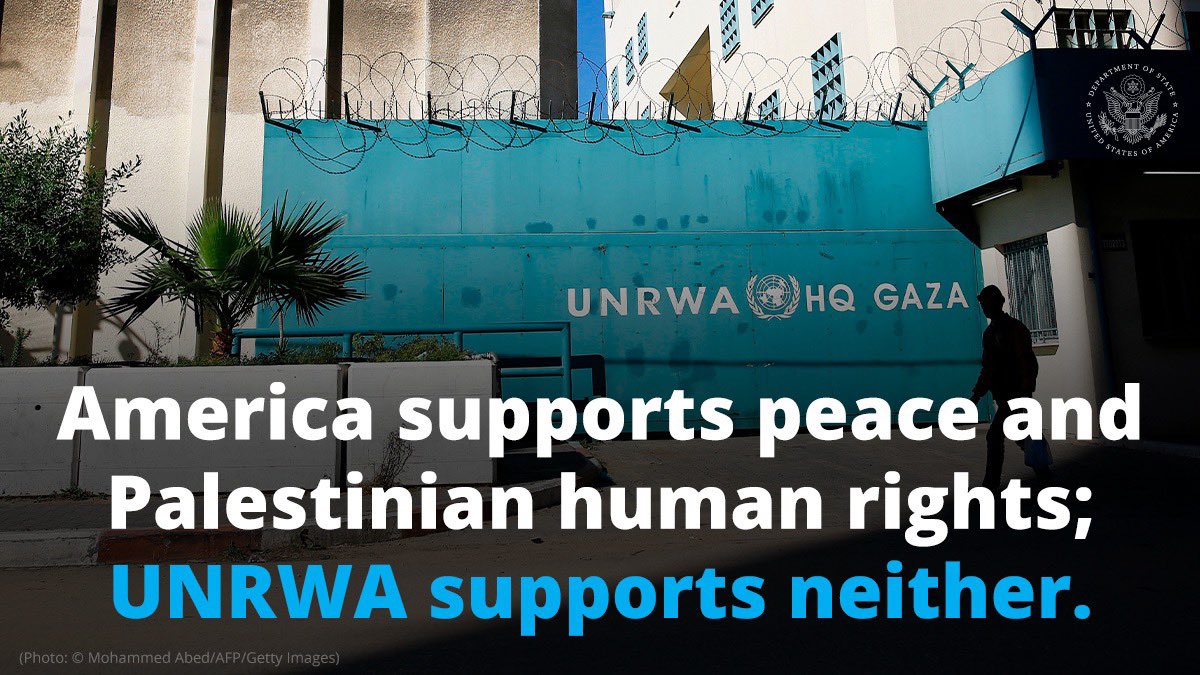 Taxpayers deserve basic truths: most Palestinians under UNRWA’s jurisdiction aren’t refugees, and UNRWA is a hurdle to peace. America supports peace and Palestinian human rights; UNRWA supports neither. It's time to end UNRWA's mandate.