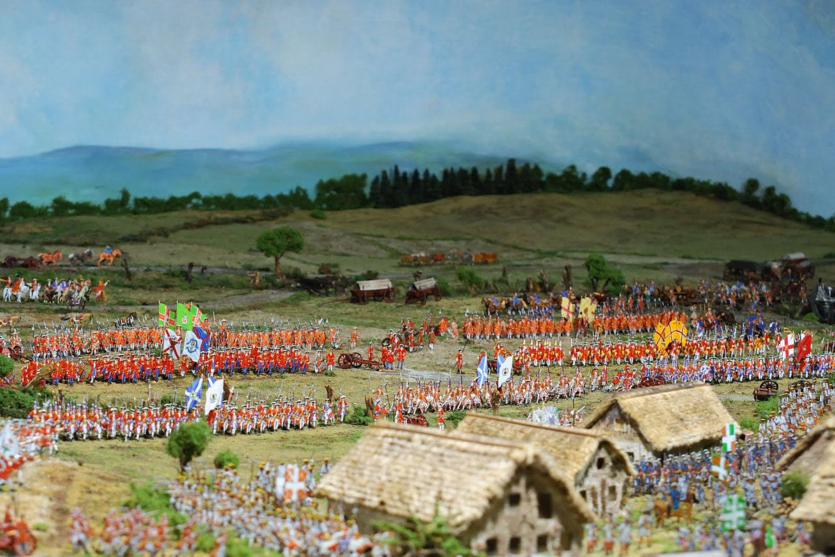 Without cavalry support, the French and Irish regiments were forced to retire to Oberglau before superior allied numbers. They had fought bravely, but they would be contained by superior Allied numbers for the rest of the battle and could no longer menace Marlborough’s advance.