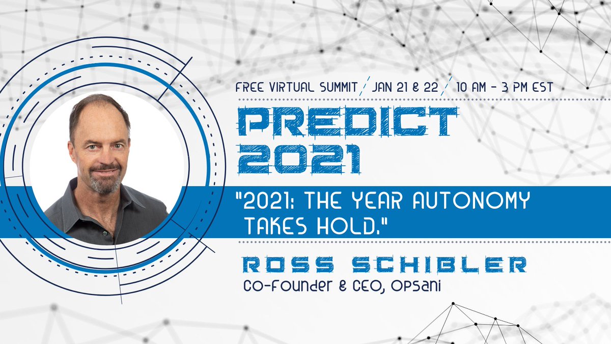 Opsani's tweet image. 2021 will be the year #autonomy takes hold 🚀 #Predict2021
buff.ly/39BpCx5