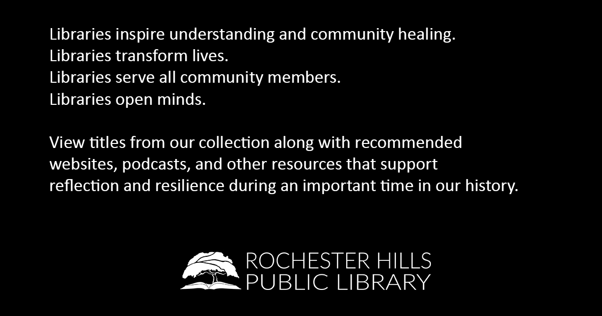 RHPLibrary's tweet image. #LibrariesRespond from RHPL is a list of multimedia resources curated by our librarians to assist patrons who wish to learn more about current events. The lists of resources are for adults, parents/caregivers, youth, and teens. ow.ly/7Ils50D8Wim