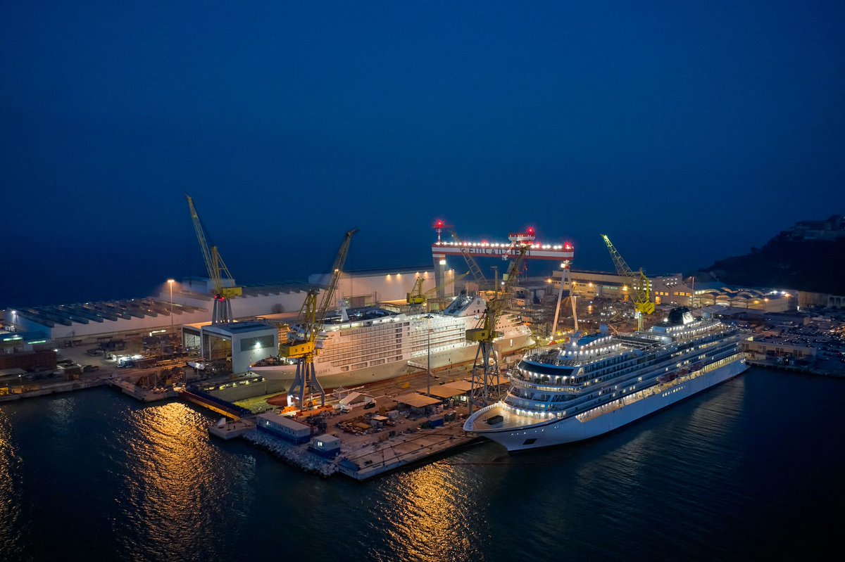 PavlusTravel's tweet photo. It's the 'dawning' of an age of innovative #cruise #ships with the #floatout of @Silversea Cruises Silver Dawn-with its high style design and pioneering enhancements. Check it out at: https://t.co/XjFdJ015aN Pavlus agents are waiting to book you at 800-528-9300. https://t.co/CwD3toDgN1