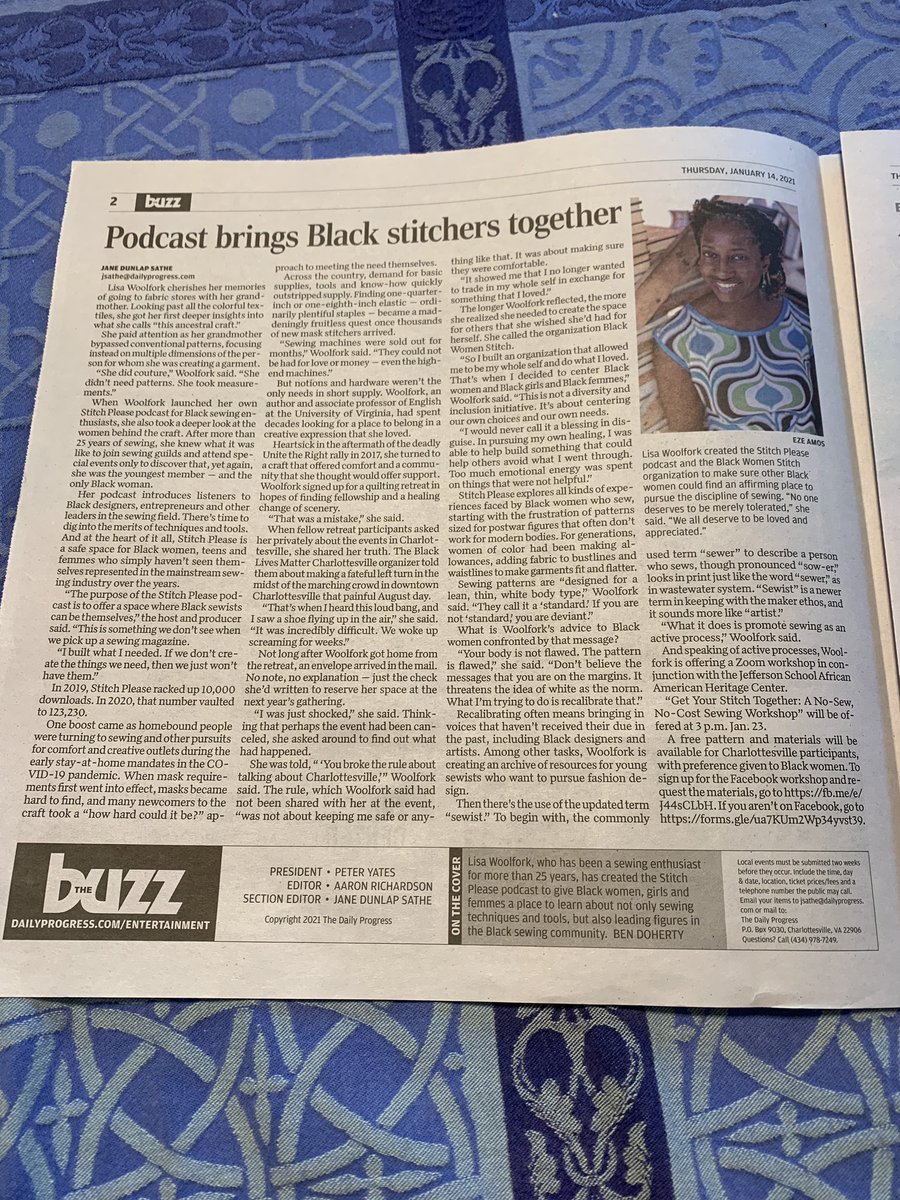 Mary McIntyre (@marymcintyre) on Twitter photo Thatās right <a href="/LWoolfork/">Lisa Woolfork</a> is on the COVER!! Check out her podcast, Stitch Please, which got over 120,000 downloads in 2020! So proud to know you. ā¤ļø Thatās right <a href="/LWoolfork/">Lisa Woolfork</a> is on the COVER!! Check out her podcast, Stitch Please, which got over 120,000 downloads in 2020! So proud to know you. ā¤ļø