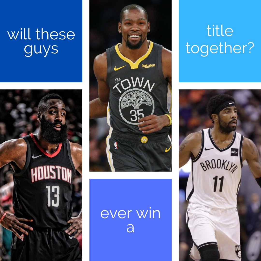 What do you think?

Will the Nets' James Harden-Durant-Kyrie Irving Experiment Actually Work? <a href="/BrooklynNets/">Brooklyn Nets</a> buff.ly/35GTC9C

#nba #BrooklynNets