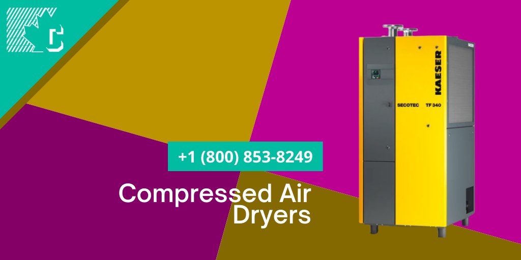 CommAirONT's tweet photo. These #energysaving #refrigerationdryers provide a minimum pressure dew point of 38°F. The Secotec TF series includes Sigma Control Smart controller as well as the SecoPack LS system.

#Kaeser

https://t.co/u1vQUe2czF https://t.co/G13y1e3mNj
