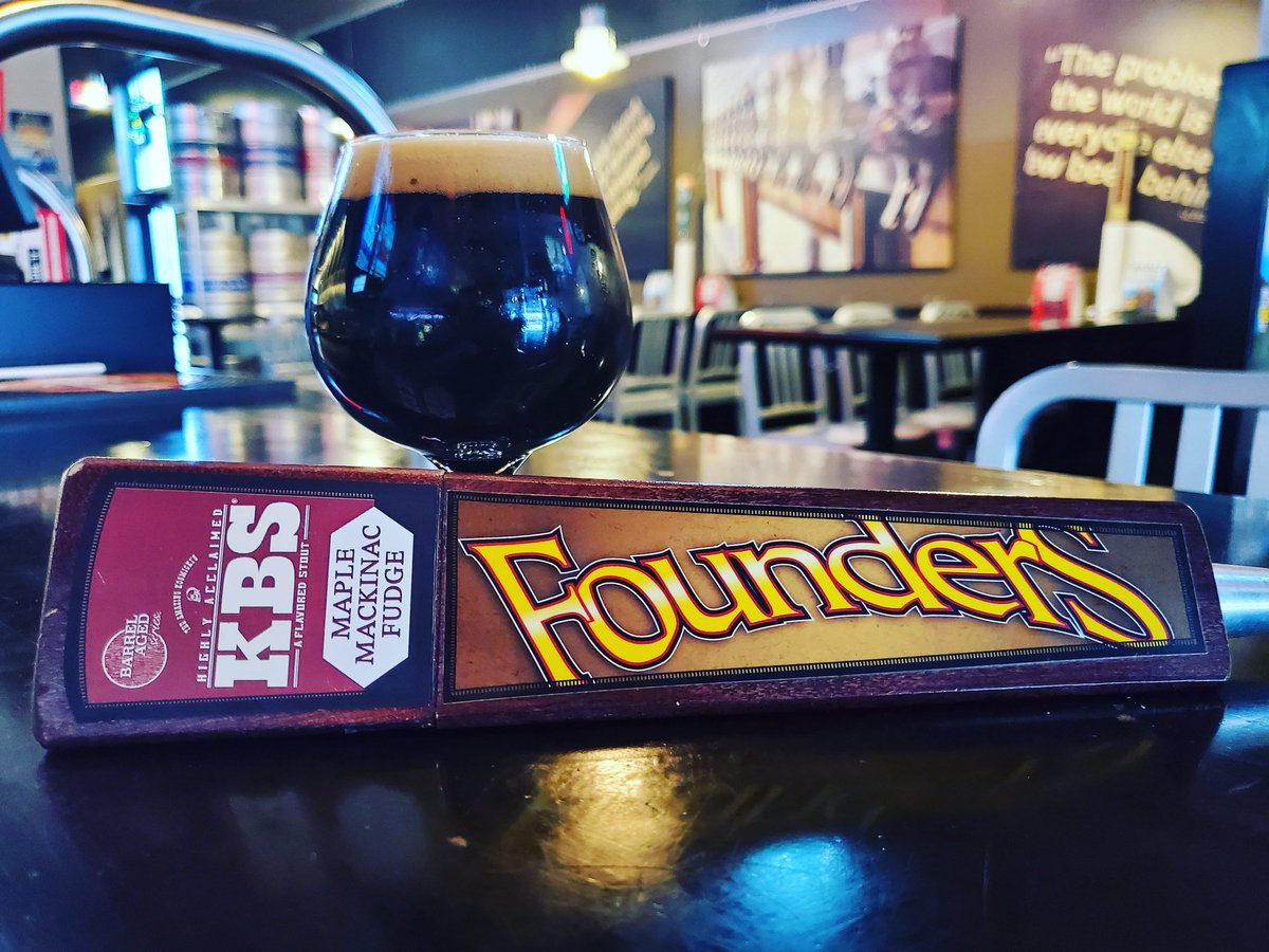 What do you get when you take Founder's already delicious KBS, add Mackinac fudge coffee and maple syrup to it, then age it in oak bourbon barrels? A wonderfully smooth, delicious imperial stout that will warm you up no matter what the weather looks like. #jlbeers #jlbwf #warmup