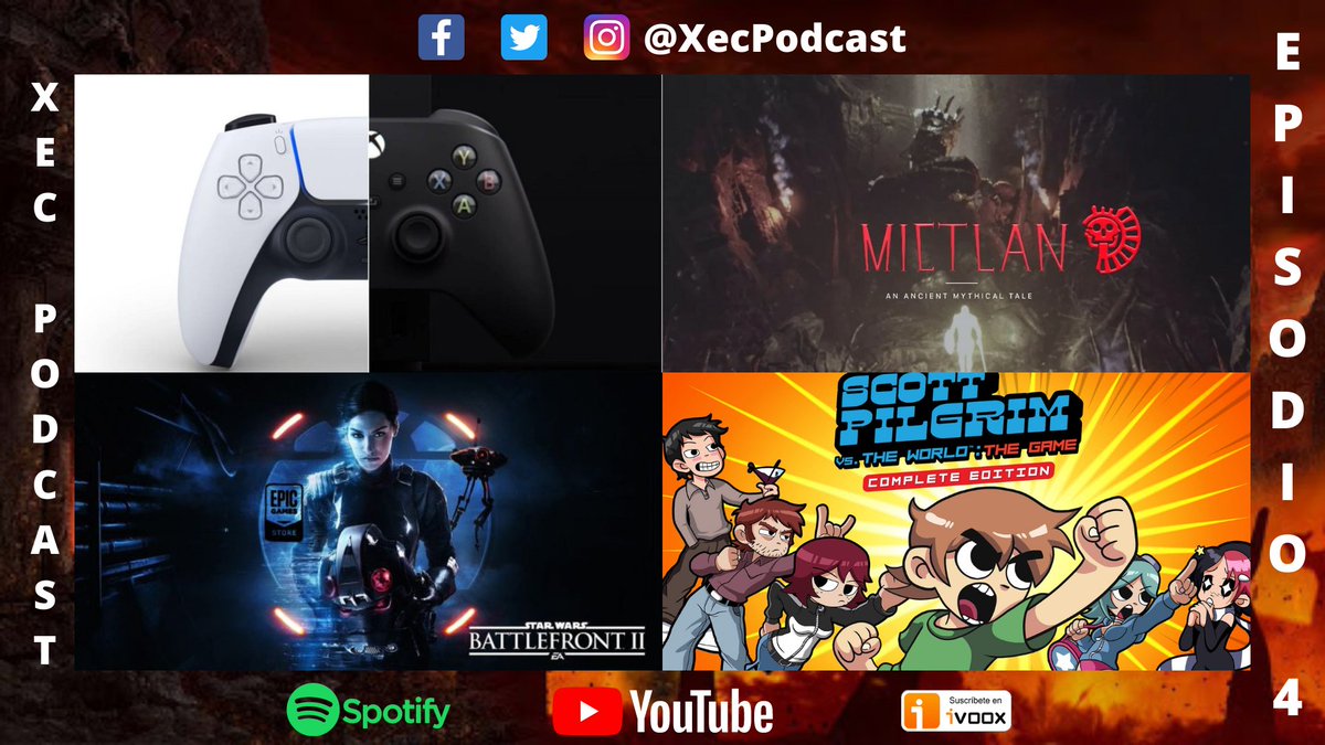 ELSOFMX's tweet photo. Mientras se termina de cocinar el episodio 4, acá les dejamos la portada del episodio.

Esperamos que en el transcurso del día quede el episodio listo para que todos lo puedan disfrutar!

#XecPodcast #Portada #Episodio4 https://t.co/bdAVyjyf1E