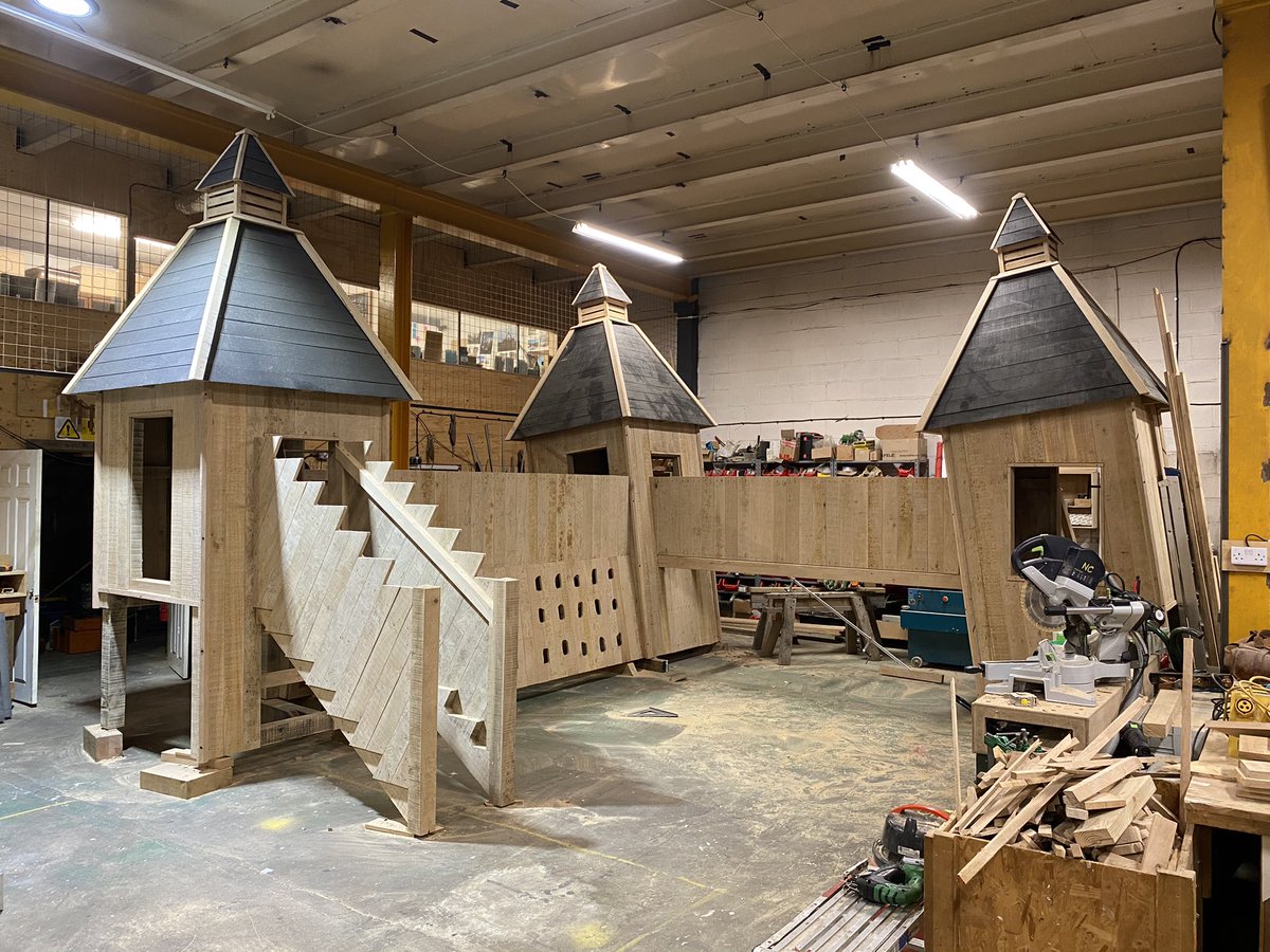 william_hardie's tweet photo. The toddler area for The Canons in #Mitcham before install. Through workshops with @studiohardie the structures were designed by children from local schools and the #Mitchamshine with collaboration with @_MTCT and @MitchamCrktGrn an inspiring and strong local community. https://t.co/zTM3fTVofK