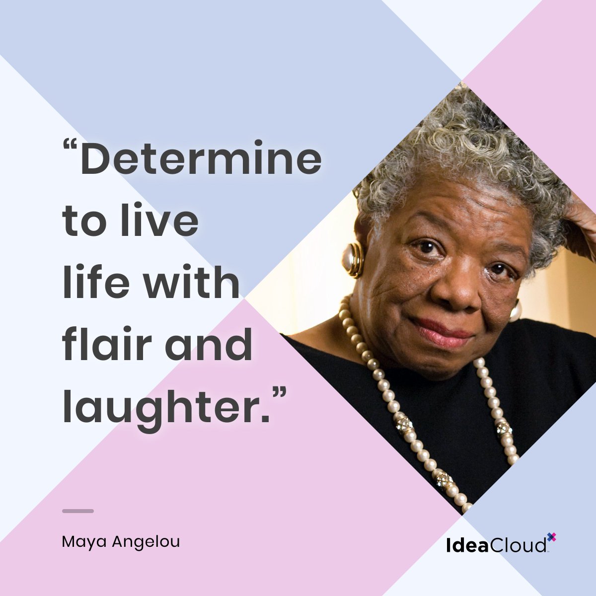 ideacloud_com's tweet image. This week we&apos;ve been channeling our #Optimism into approaching each day with #intention. 
With a refreshed mindset and mentality in 2021, we&apos;re grateful for these words from Maya Angelou.

#IdeaCloudPosts #qotd
