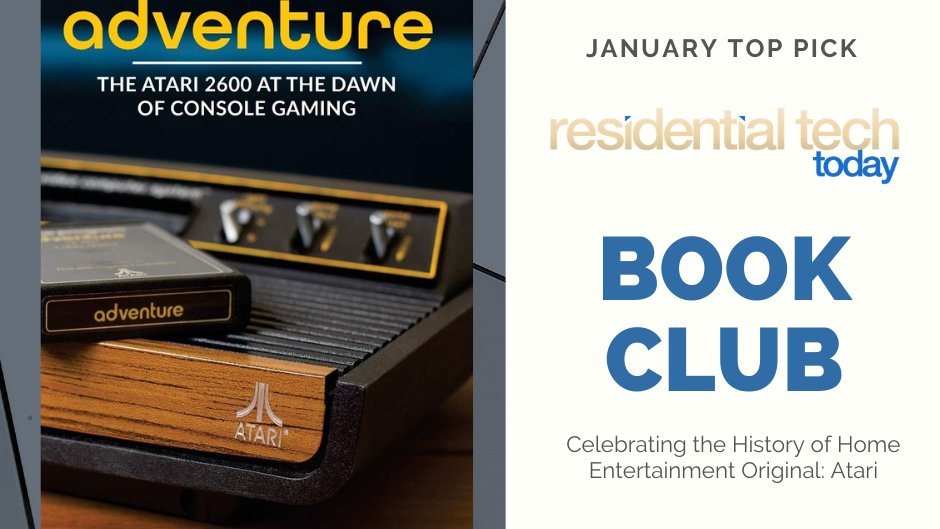 ResTechToday's tweet image. #TechBookClub Adventure: The Atari 2600 at the Dawn of Console Gaming by Jamie Lendino (2018) The release of the Atari 2600 promised households, &quot;The sprawl of Adventure&quot;. Read Jamie Lendino&apos;s book on Amazon! amzn.to/35EPW8r