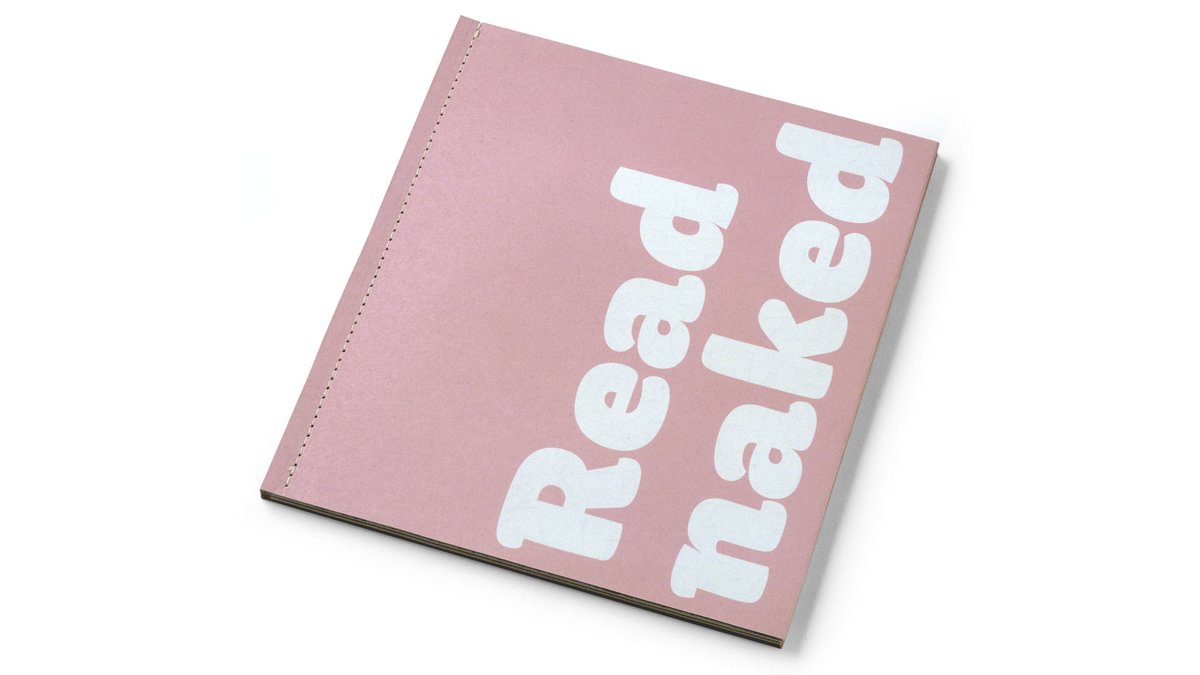 Underware yet again with Read Naked, a specimen for Sauna meant to be read in a sauna  https://underware.nl/publications/read_naked/