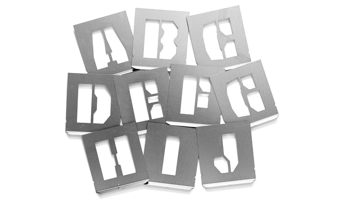 Underware again with the Tripper Stencil Sets  https://underware.nl/publications/tripper_stencil_set/