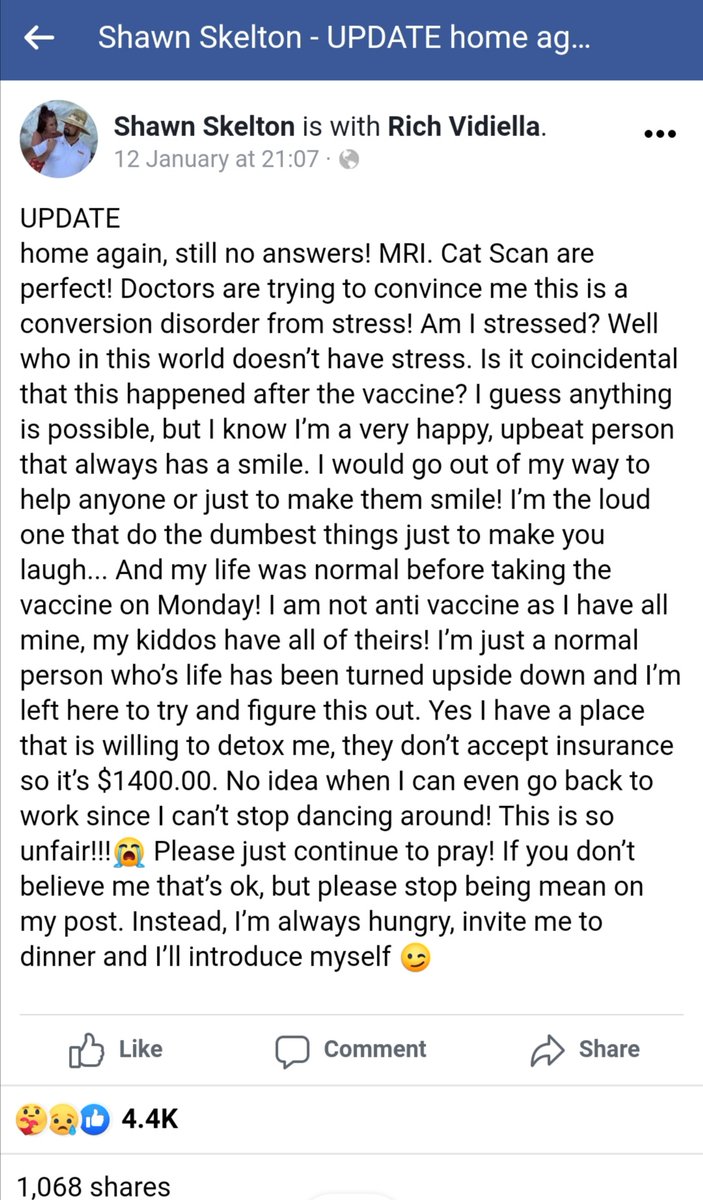 For all those that are commenting that this is fake. Here is some more information from her Facebook profile.