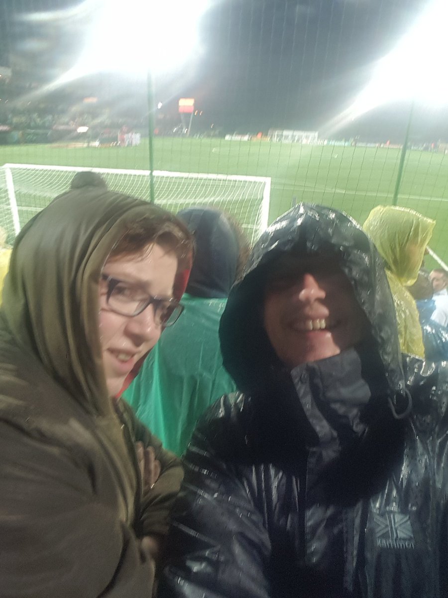 I actually had to google the score of the game Apparently, we won 1-0. It was wet  @NeilRands 