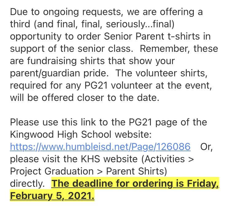 khs_projectgrad's tweet photo. @HumbleISD_KHS  @KingwoodHS2021 https://t.co/p4NvfDKSlc