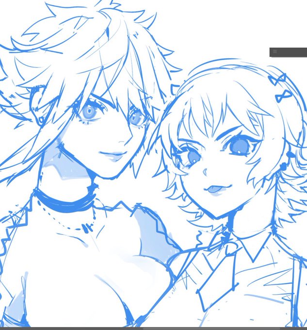 女性らしさと強さのバランスが良い顔は難しいけど、描けた時のトキメキ半端ないな……ガチ恋しそう😷 