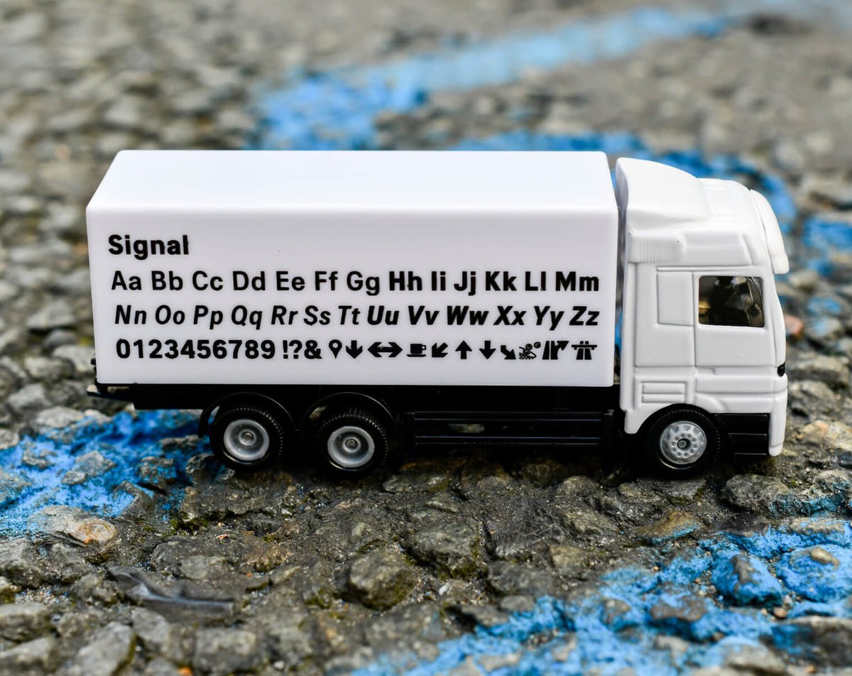 These plastic trucks for  @ProductionType’s Signal  https://www.productiontype.com/products/signal_truck ( @typearture again)
