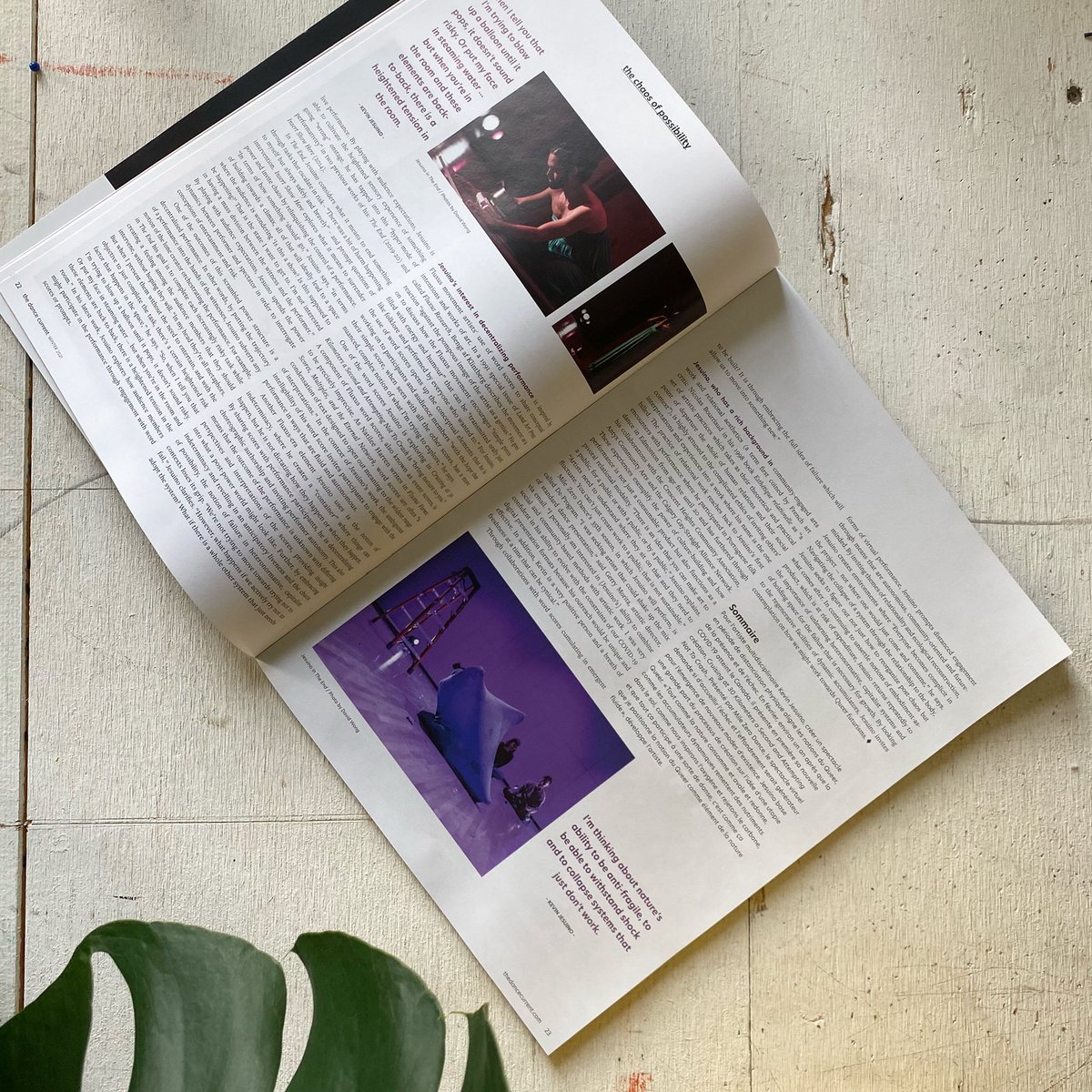 jill_groening's tweet photo. discussed anti-fragility, decentralized modes of performance, Fluxus event scores, and the generative delights of failure with @kevinjesuino for the latest issue of @TheDanceCurrent 💫 Kevin’s latest work premieres feb. 2021 thru @milezerodance 💫 https://t.co/is4LClZ3Iz