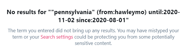 Prior to November 3rd, Joshua had nothing to say about Pennsylvania's vote by mail legislation.2/