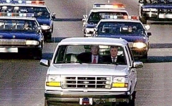 PARDON ROULETTEHANNITY: Sir, can you promise that once we reach the airport, you will sign my pardon?TRUMP: I promise, I promiseHANNITY: But you also promised last time, and the time before that!TRUMP: I will sign it at the airport, now drive! #PardonRoulette  #PardonGate