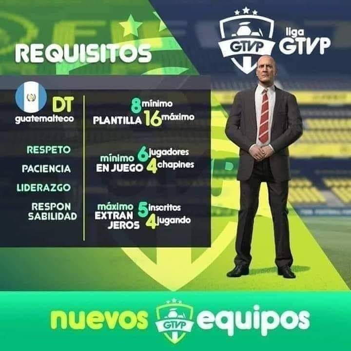 LigaGTVP's tweet photo. YA NOS VAMOS PREPARANDO
#Temporada19

NO TE  QUEDES FUERA DE LA LIGA MÁS GRANDE DE GUATEMALA!!! https://t.co/AfEm2yQIOy
