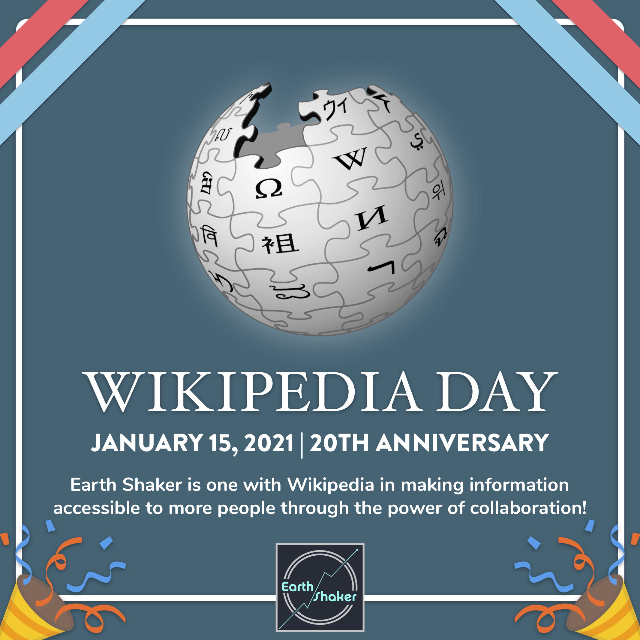 Earth Shaker Ph Earth Shaker Team Wishes More Success To The Wikipedia Team And Looks Forward To The Further Growth Of Contributors From The Philippines This Giant Leap In Knowledge