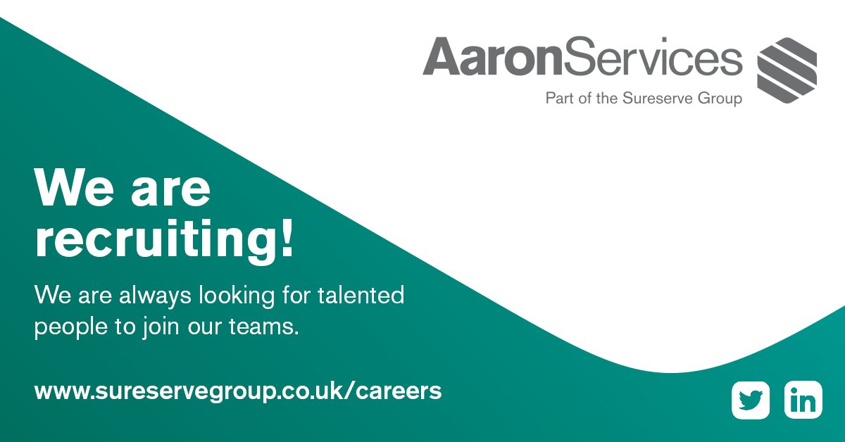 Our peer-to-peer recognition scheme Sureserve Legends
recently announced this quarter’s winner as Trey Raffell, a trainee engineer here at Aaron Services, whose colleagues praised him for “always giving 110% in his work”. #aaronnews #currentvacancies #gasservicesvacancies