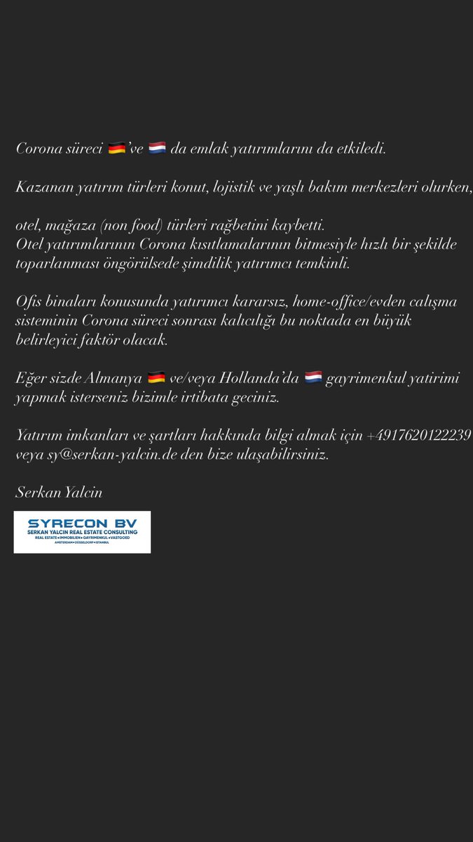 SERKAN YALCIN (@syalcinimmo) on Twitter photo 